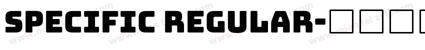 Specific Regular字体转换
